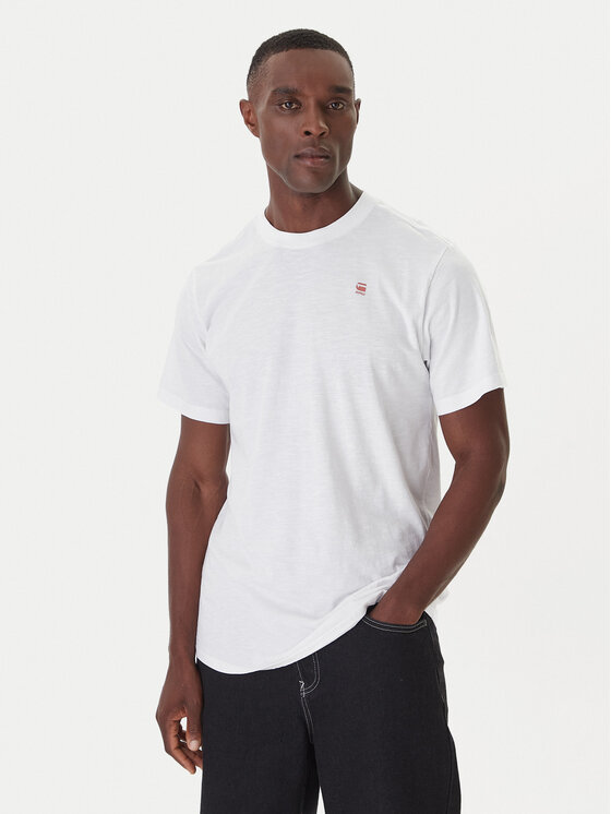 G-Star Raw G-Star Raw Tricou Lash Back D26043-C372 Alb Relaxed Fit