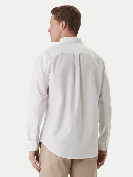 Tommy Hilfiger Tommy Hilfiger Särk MW0MW42442 Valge Slim Fit