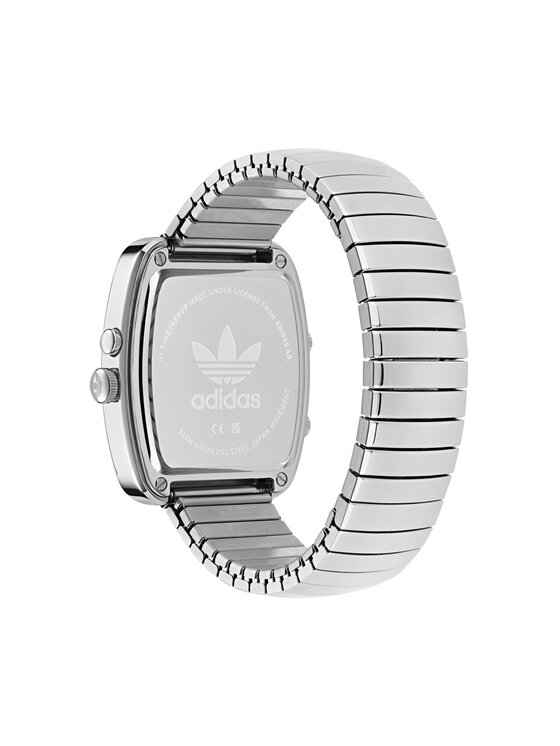 adidas adidas Käekell Retro Wave Three Chronograph AOSY25013 Hõbedane
