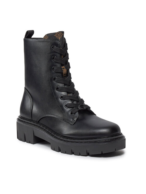 Guess Guess Μποτάκια Jefei FLPJFI FAL10 Μαύρο