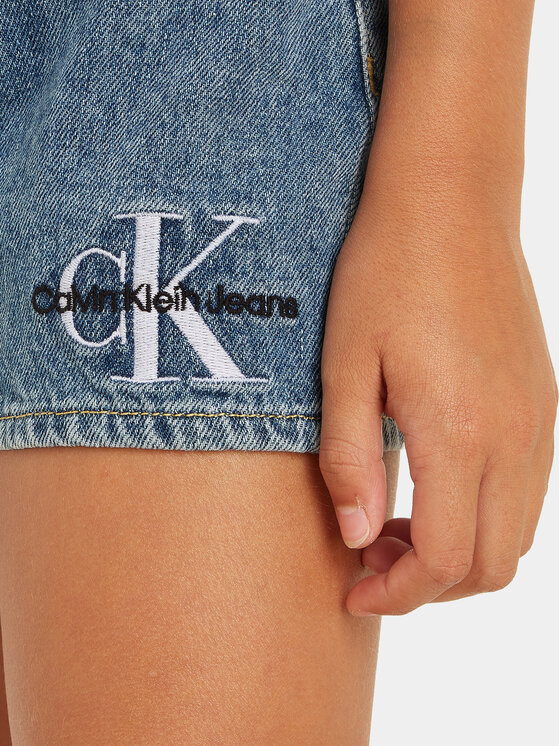 Calvin Klein Jeans Calvin Klein Jeans Jeans suknja IG0IG02371 Plava Regular Fit