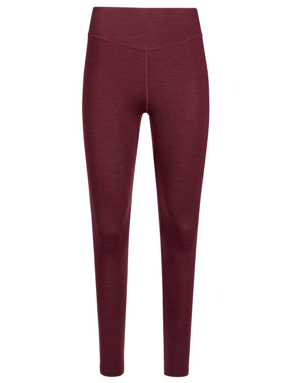Huber Huber Legginsy 016487 Bordowy Slim Fit