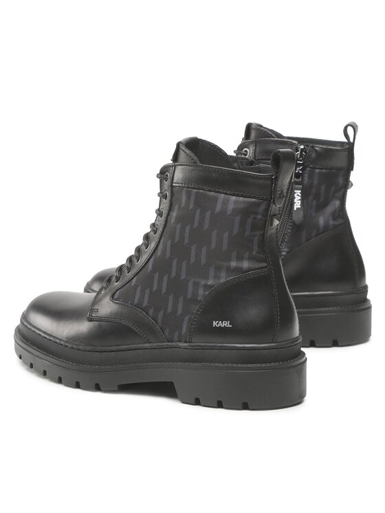 KARL LAGERFELD KARL LAGERFELD Bakancs KL11256 Fekete