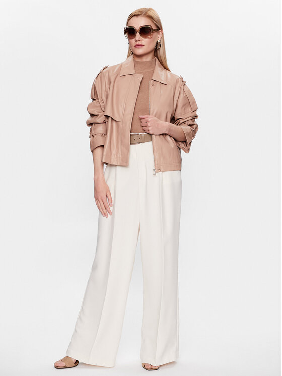 DKNY DKNY Μπόμπερ μπουφάν P3ACTR28 Μπεζ