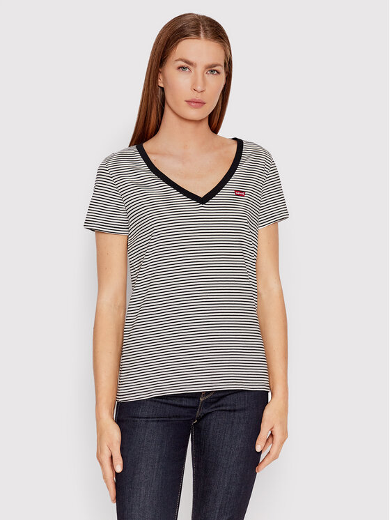 Levi's® Levi's® Póló Perfect V-Neck Tee 85341-0004 Színes Regular Fit