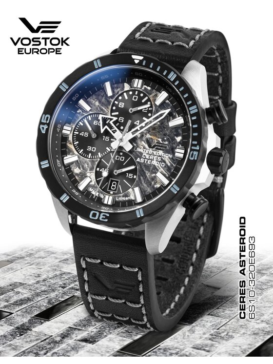 Vostok Europe Vostok Europe Zegarek 6S10-320E693 Czarny