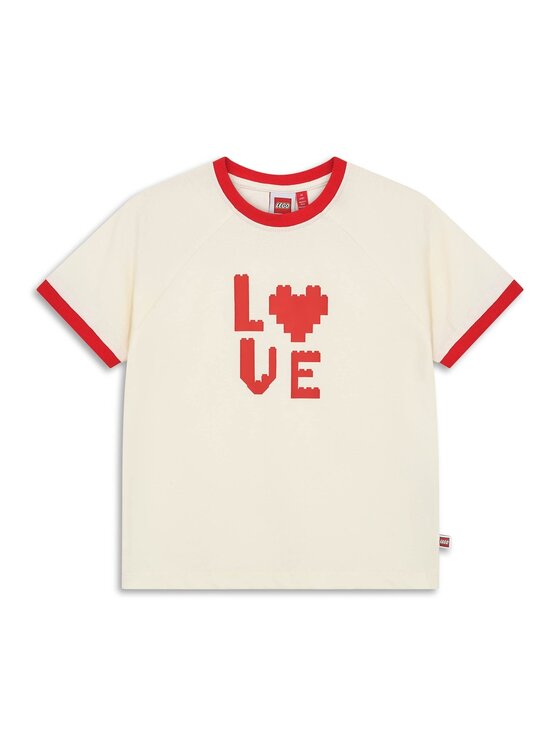LEGO LEGO T-Shirt 11011354/138 Kremowy Regular Fit