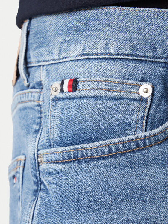 Tommy Hilfiger Tommy Hilfiger Džinsai Denton MW0MW41886 Mėlyna Straight Fit