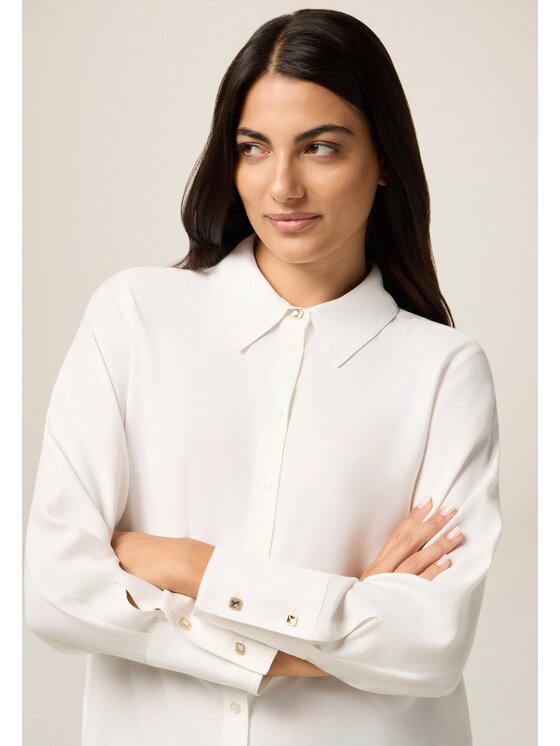 Oltre Oltre Koszula 5112R003017N011 Biały Regular Fit
