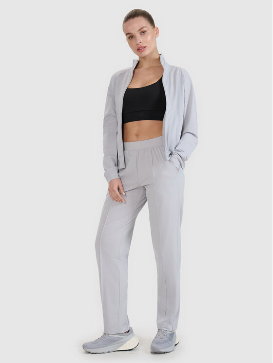 4F 4F Spodnie dresowe MULTI ACTIVE Szary jasny Regular Fit