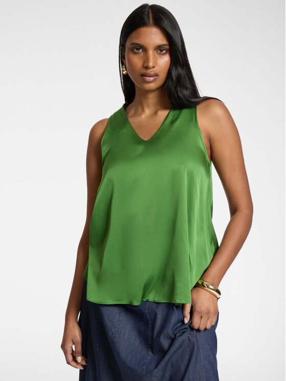 Elena Mirò Elena Mirò Bluzka D112P000032N0C5 Zielony Regular Fit