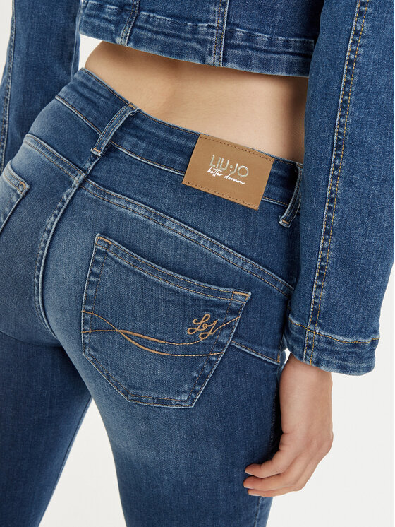 Liu Jo Liu Jo Jeans hlače UF4020 DS058 Modra Regular Fit