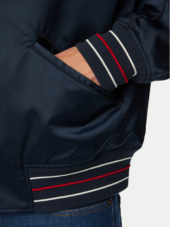 Tommy Jeans Tommy Jeans Bundy bomber Tjm Souvenir DM0DM23220 Tmavomodrá Regular Fit