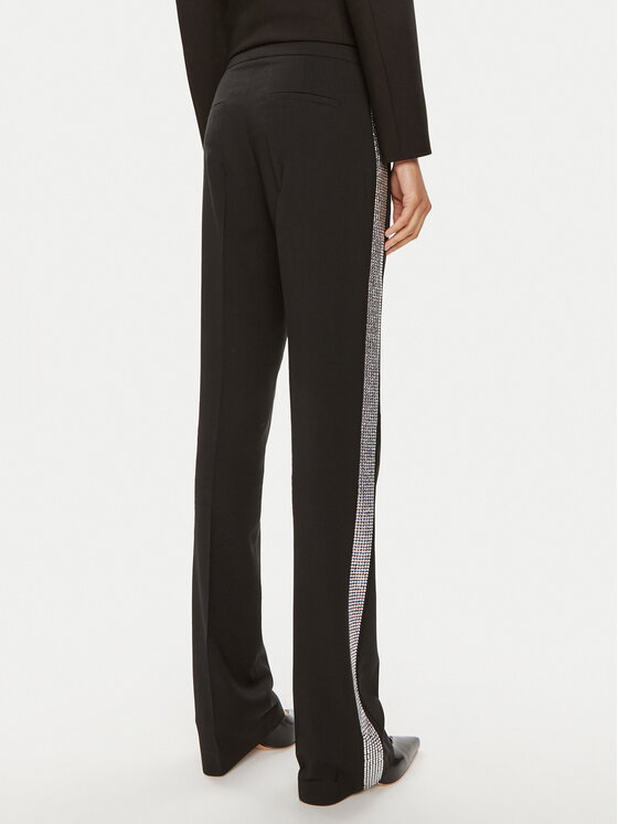 PINKO Pinko Riidest püksid Perle 102837 A1JT Must Regular Fit
