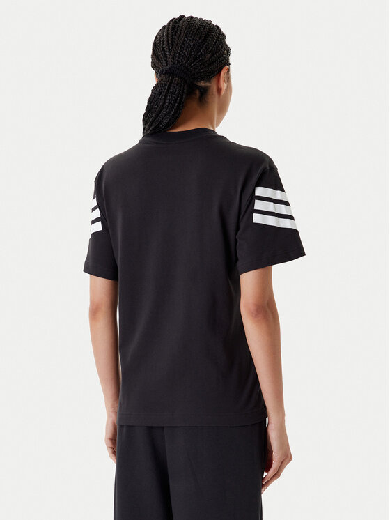 adidas adidas T-shirt Future Icons 3-Stripes JE0237 Crna Regular Fit