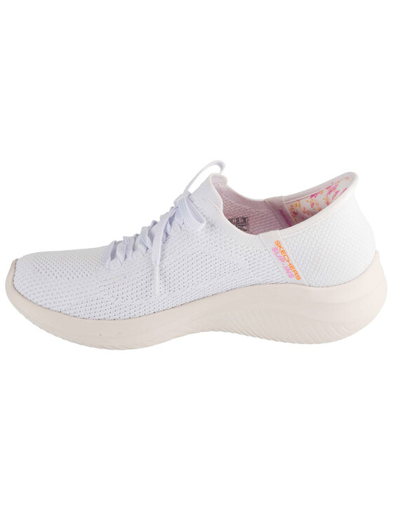 Skechers Skechers Sneakersy Skechers Slip-Ins: Ultra Flex 3.0 - Morning Blosso Biały