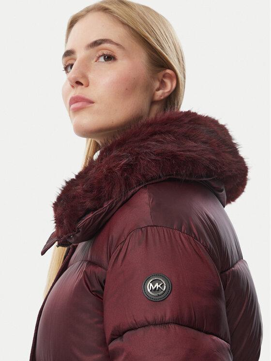 MICHAEL Michael Kors MICHAEL Michael Kors Winterjacke 77G7543M42 Dunkelrot Regular Fit