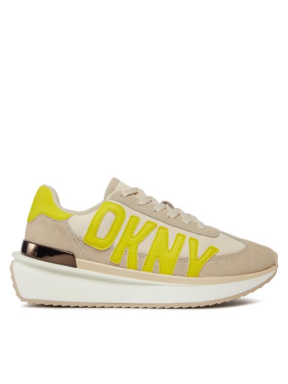 Sneakers DKNY Arlan K1446991 Bone/Fluo Yel