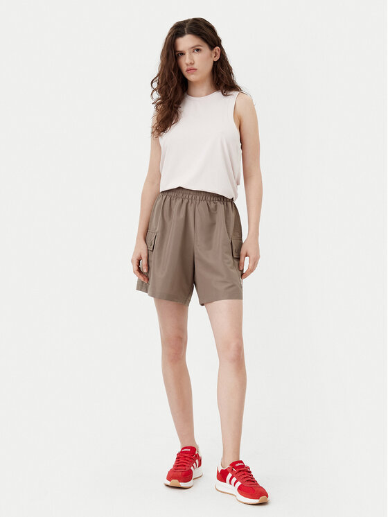 adidas adidas Szorty sportowe Essentials Woven JD0790 Beżowy Loose Fit