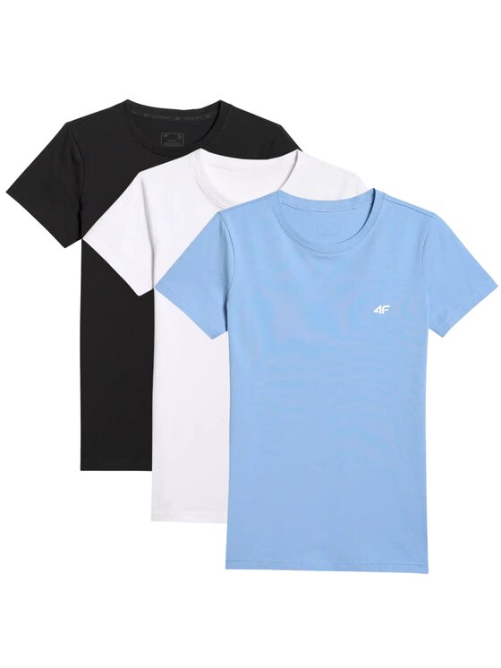 4F 4F T-Shirt 4FWMM00TTSHF3306-10S-20S-32S Kolorowy Authentic Slim Fit