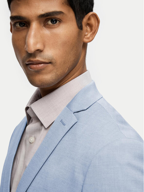 Selected Homme Selected Homme Marynarka 16092418 Błękitny Slim Fit