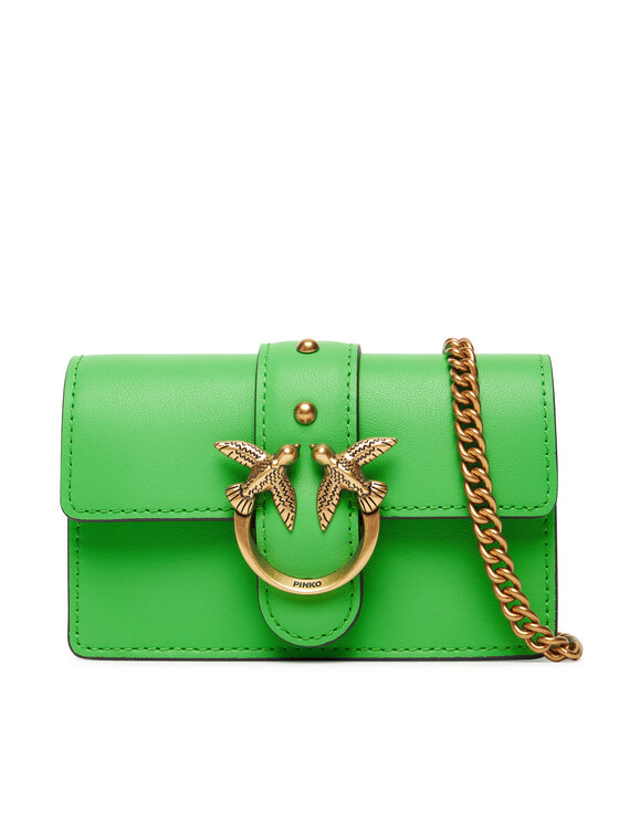 Geantă PINKO Love One Micro C . AI 24-25 PCPL 100064 A0F1 Verde