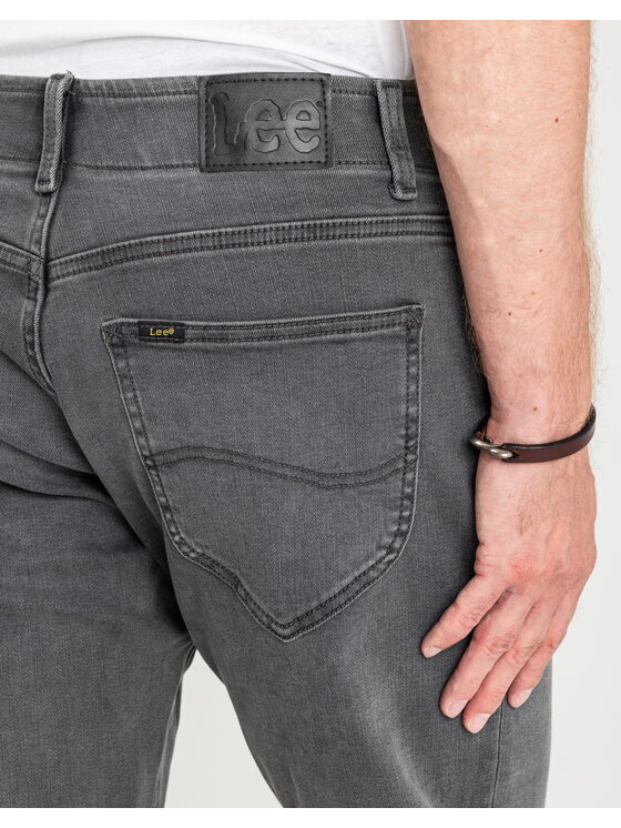 Lee Lee Jeansy STRAIGHT FIT XM Czarny Straight Fit