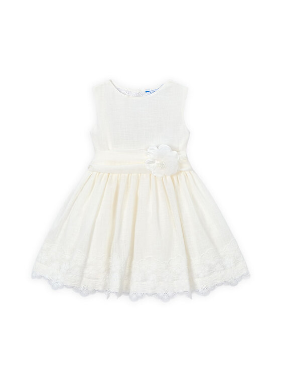 Mayoral Mayoral Vestito elegante 3914 Bianco Regular Fit