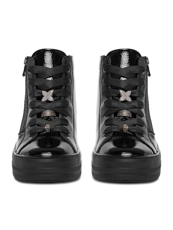 Remonte Remonte Schnürschuhe D1C72-00 Schwarz