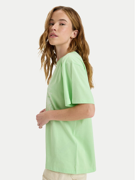 Roxy Roxy T-särk Hangloose The Sky ERJZT06020 Roheline Regular Fit