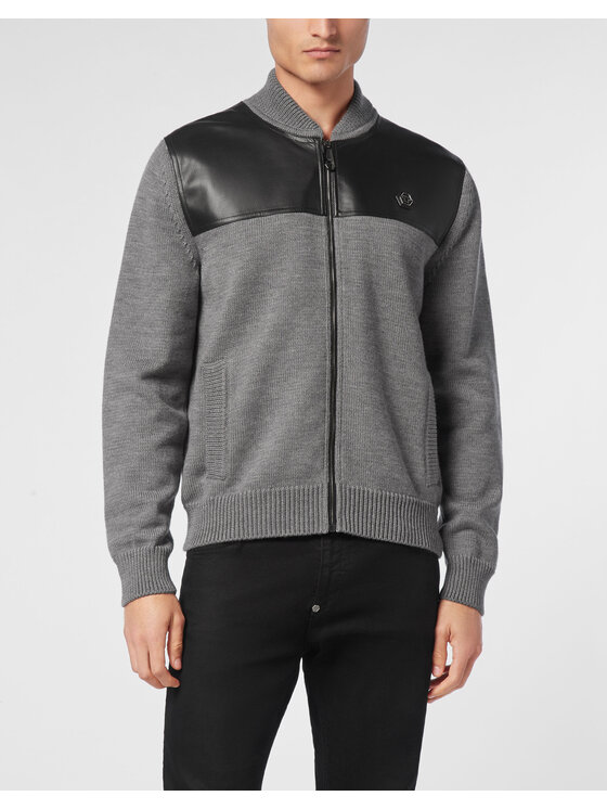 PHILIPP PLEIN PHILIPP PLEIN Bomber 19837 Nero Regular Fit