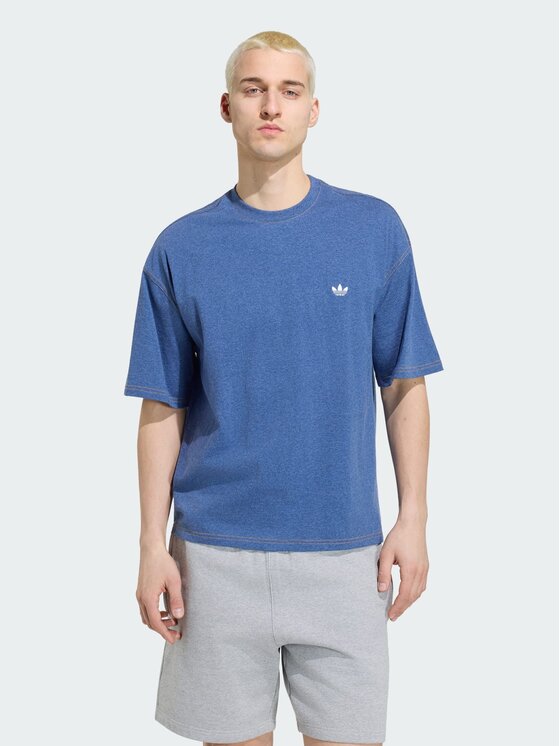 adidas adidas T-Shirt 165104 Niebieski jasny Loose Fit