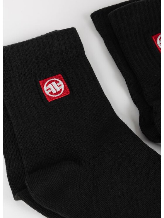 PITBULL PITBULL Skarpety krótkie Low Ankle Logo Czarny