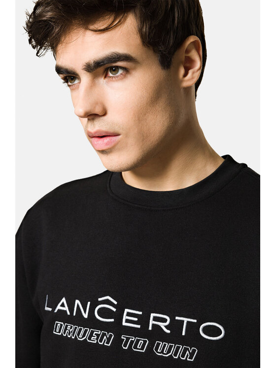 Lancerto Lancerto Bluza Everton BL073222000019 Czarny Regular Fit