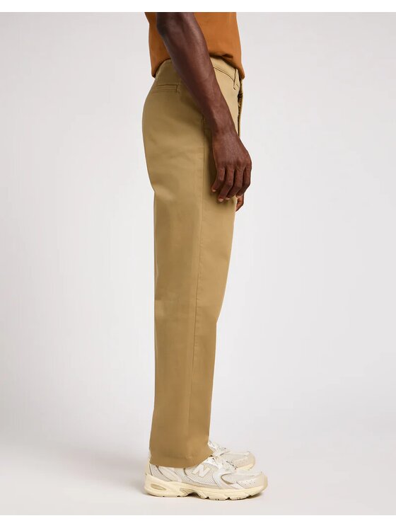 Lee Lee Chinosy RELAXED CHINO Beżowy Regular Fit