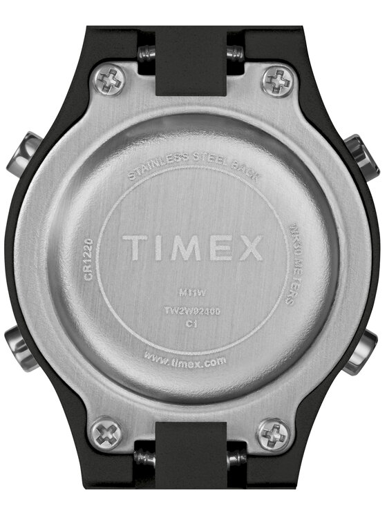 Timex Timex Zegarek TW2W92400 Czarny