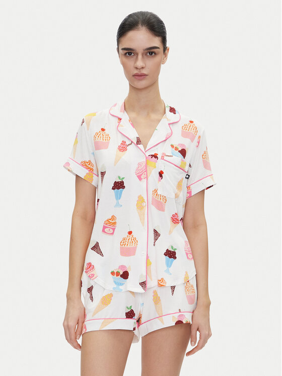 Kate Spade Kate Spade Pyžamo KSI12746 Bílá Regular Fit