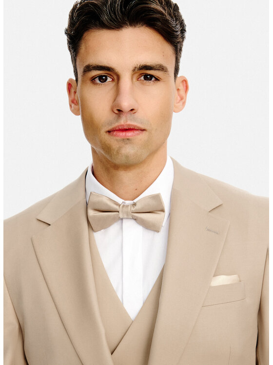 Pako Lorente Pako Lorente Marynarka P26SP-3G-002 Beżowy Slim Fit