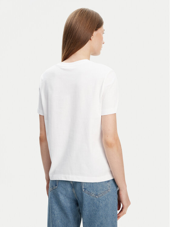 Calvin Klein Calvin Klein Tricou LV044C905G Alb Regular Fit