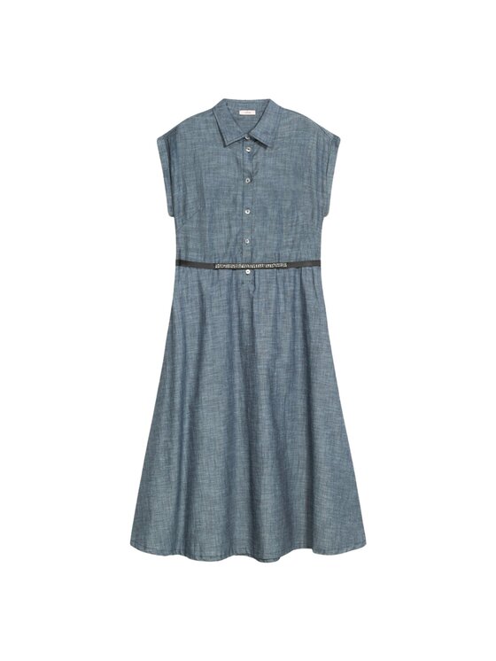 Oltre Oltre Vestito da giorno 7707J100827N034 Blu A-Line Fit