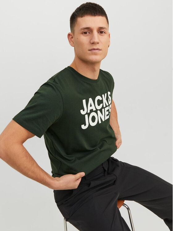 Jack&Jones Jack&Jones Majica Corp 12151955 Zelena Standard Fit
