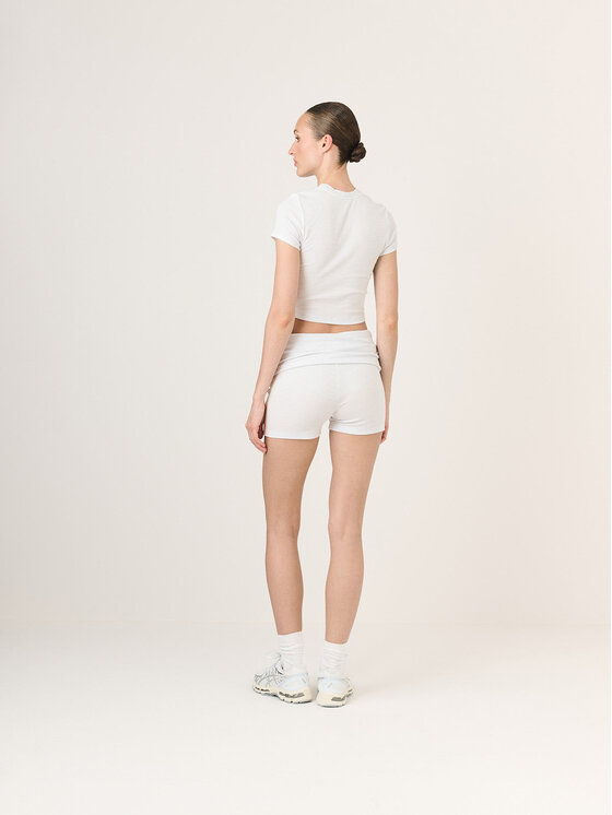 La Mania La Mania Top ELMA Kremowy Slim Fit