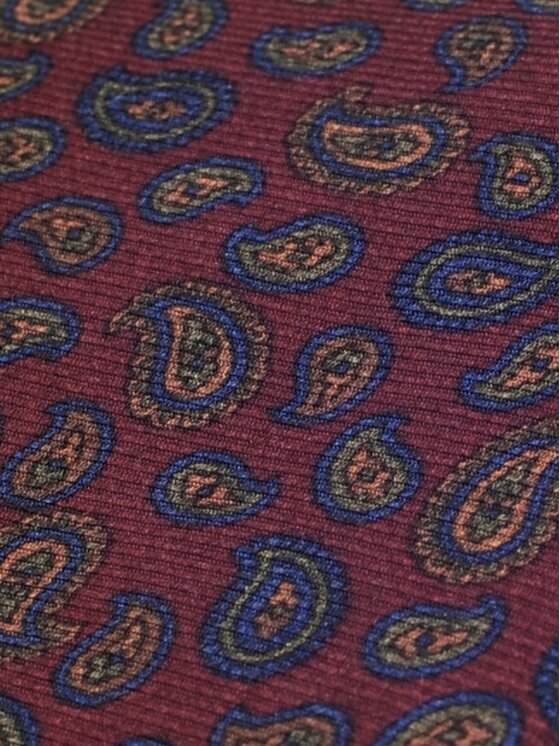 ELSNER ELSNER Γραβάτα JEDWAB ANCIENT MADDER A1095 Μπορντό