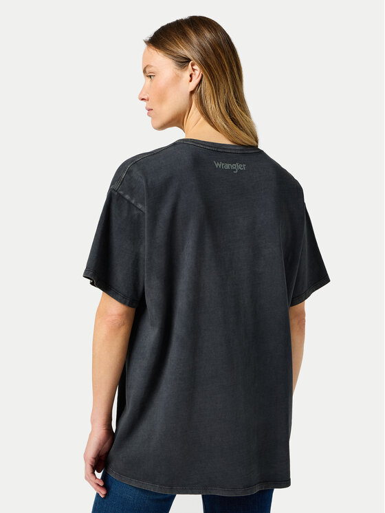 Wrangler Wrangler Majica 112356445 Črna Oversize