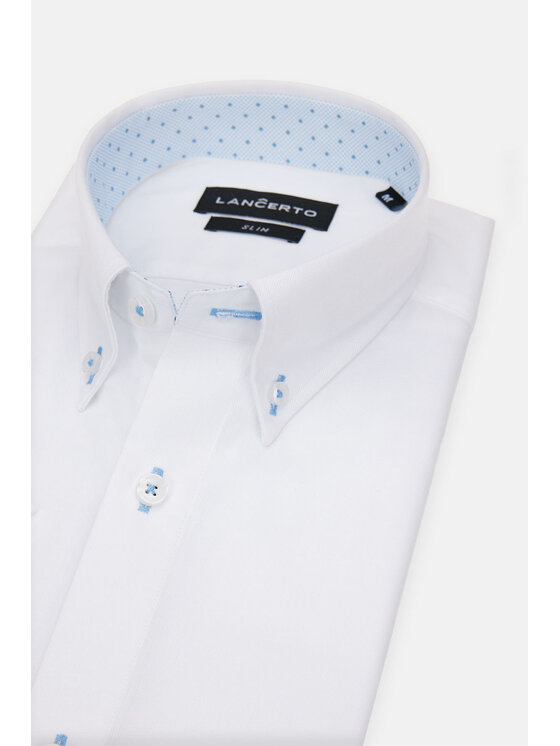 Lancerto Lancerto Koszula Sally KO073123000042 Biały Slim Fit