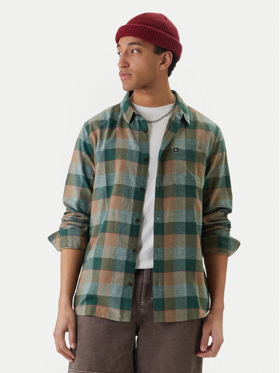Quiksilver Quiksilver Košeľa Motherfly Plaid EQYWT04642 Farebná Regular Fit