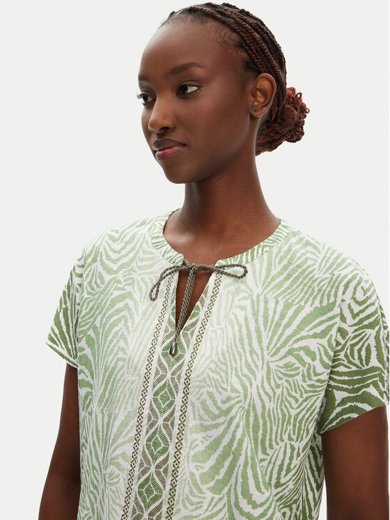 Olsen Olsen Bluse 11105099 Grün Regular Fit