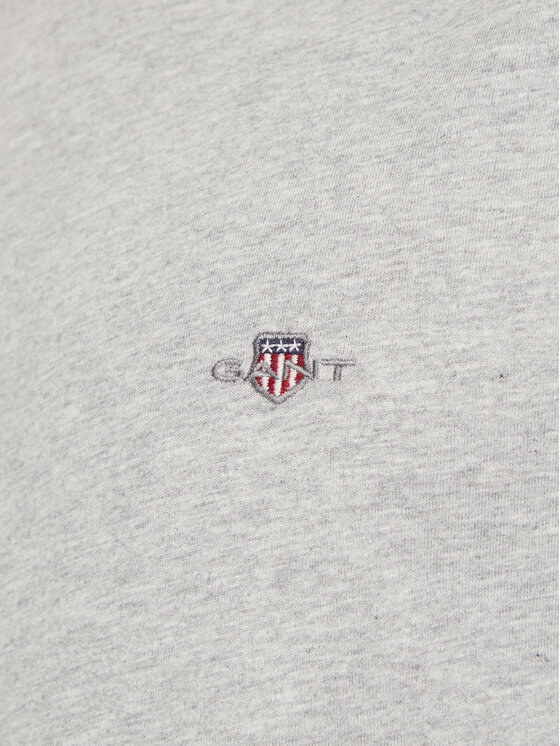 Gant Gant T-Shirt Shield 2003185 Grau Slim Fit