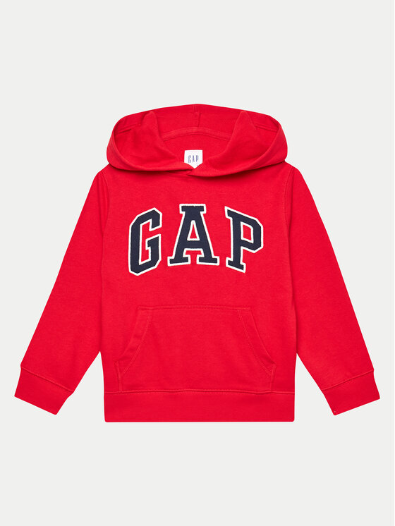 Gap Mikina 843266-00 Červená Regular Fit