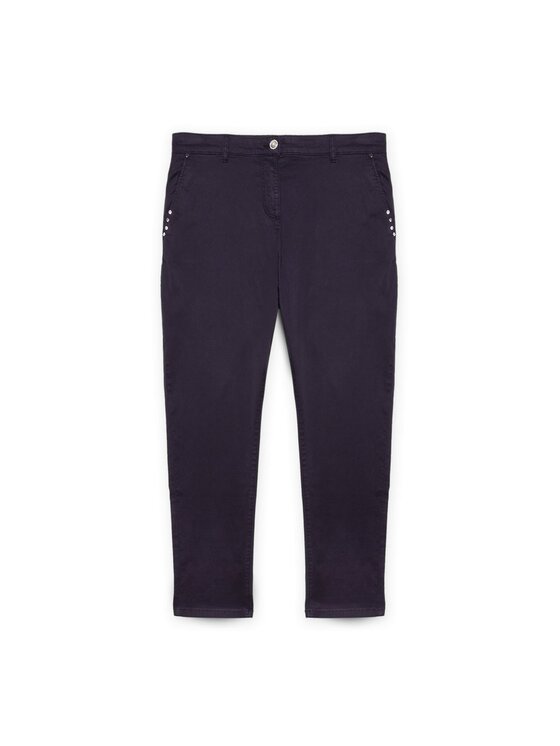 Fiorella Rubino Fiorella Rubino Pantaloni di tessuto P711T004740N034 Blu Regular Fit